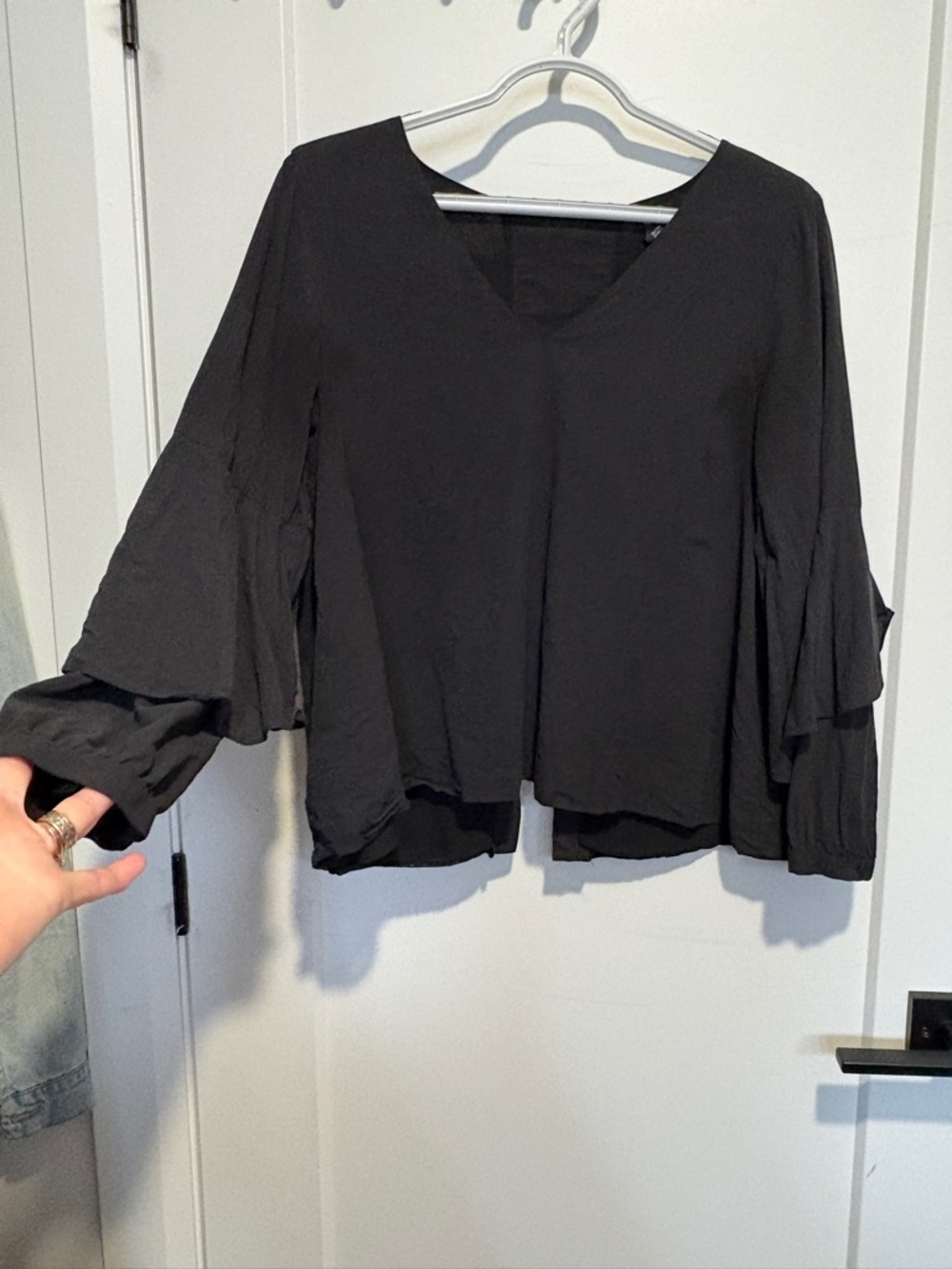 Club Monaco Black Blouse